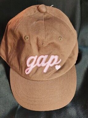 GAP Toddler Brown Cap with Baby GAP Label Sz. Toddler 2-3 Years Old